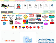 Tablet Screenshot of dimajuguetes.com
